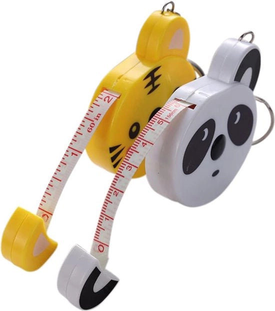 Set di appunti per la lavanderia - 2 pezzi di appunti per la lavanderia con design panda e tigre (150 cm)