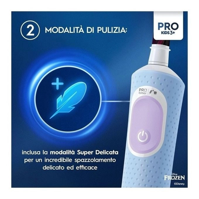 Oral-B Vitality Pro Frozen Bambino Spazzolino rotante-oscillante Nero, Grigio