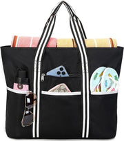 Borsa a tracolla per donna - Impermeabile - Borsa a spalla e borsa da portare con cerniera - Resistenete al vento - Borsa per piscina e fitness - Borse per la famiglia