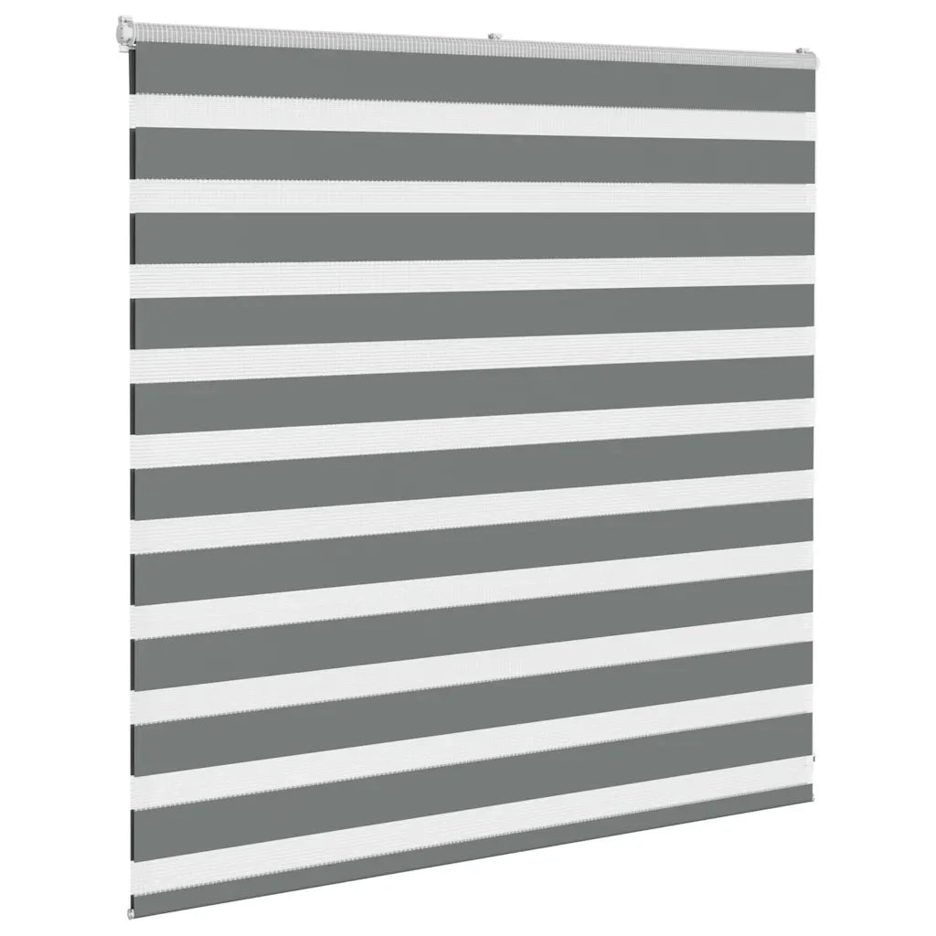 vidaXL Tenda a Rullo Zebra Larghezza Tessuto 135,9 cm Poliestere