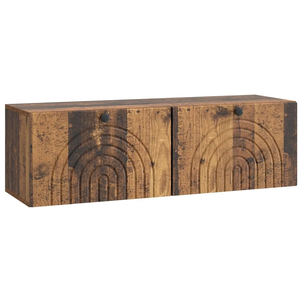 Mobile Porta TV da Muro Legno antico 98 x 31 x 30 cm 898223