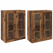 Armadi da Muro 2 pz Legno vecchio 69,5 x 34 x 90 cm CFW9125447