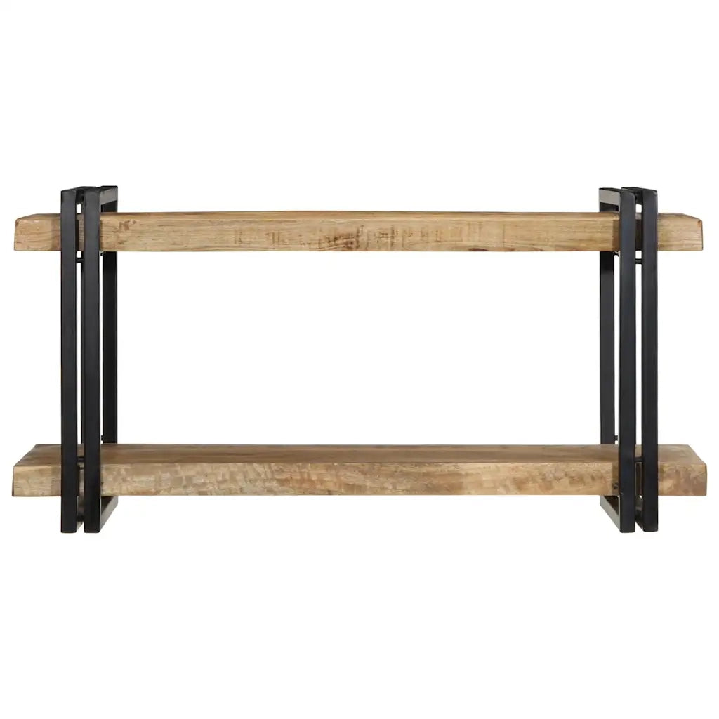 Mensola da Parete 90x33x45 cm in Legno Massello di Mango Grezzo 4017485