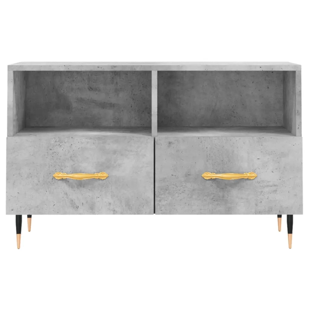 Mobile per TV-Credenza TV-Console TV Grigio Cemento 80x36x50 cm Legno Multistrato 414837