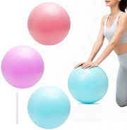 Accessori per Pilates/Yoga - 3 pezzi - Palla antiscivolo morbida per ginnastica - Con tubo gonfiabile - Adatto per uso domestico/sala di fitness