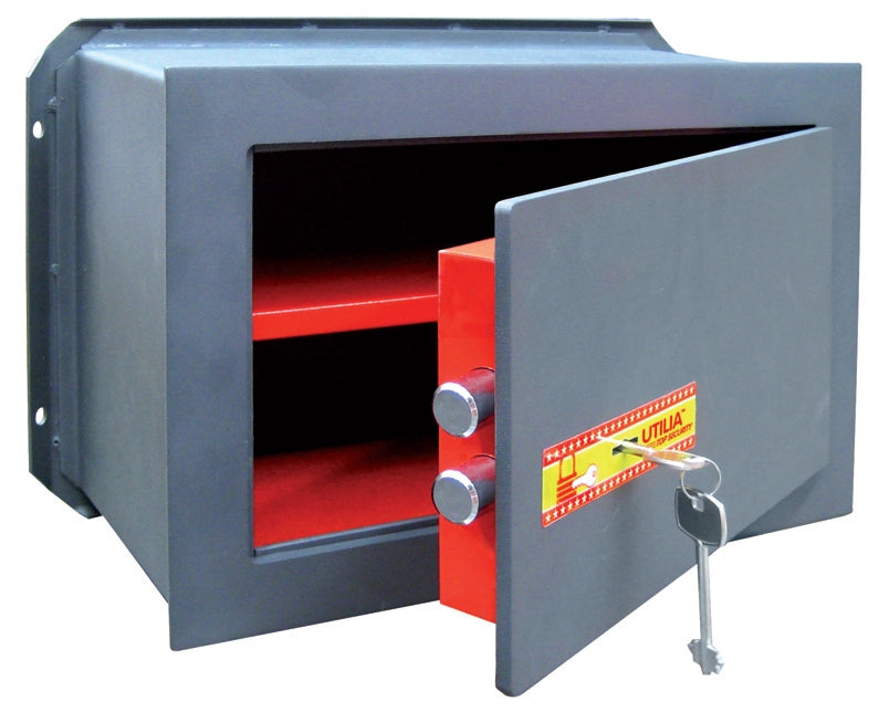Utilia TOP Security CASSAFORTE DA MURO Chiusura con chiave mm. 260x155x180 h