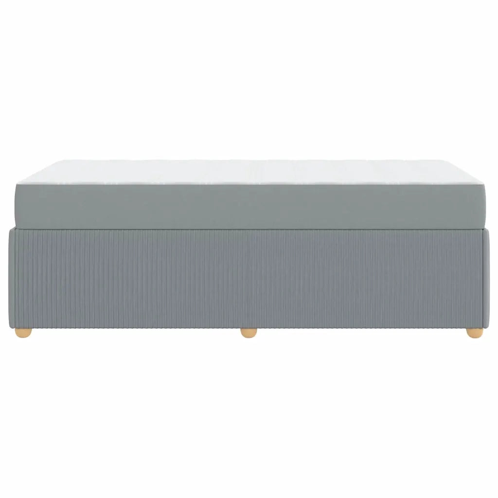 Struttura del letto Grigio chiaro 90 x 200 cm Tessuto 3398340