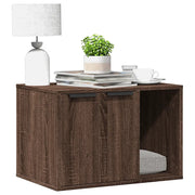 Recinto Lettiera Gatti Rovere Marrone 60x40x40 cm in Truciolato