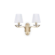 Lampada Da Parete Pegaso Ap2 Ottone Ideal-Lux