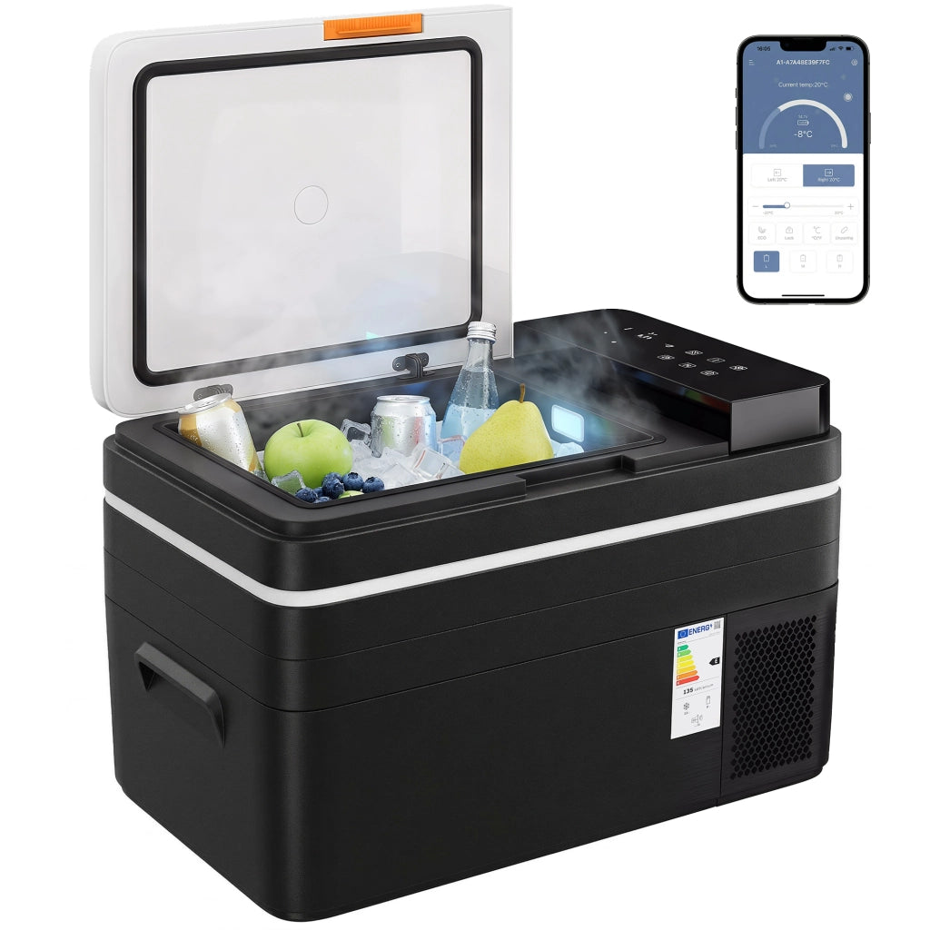 Frigorifero Portatile da 30L con Compressore e Controllo App. Nero