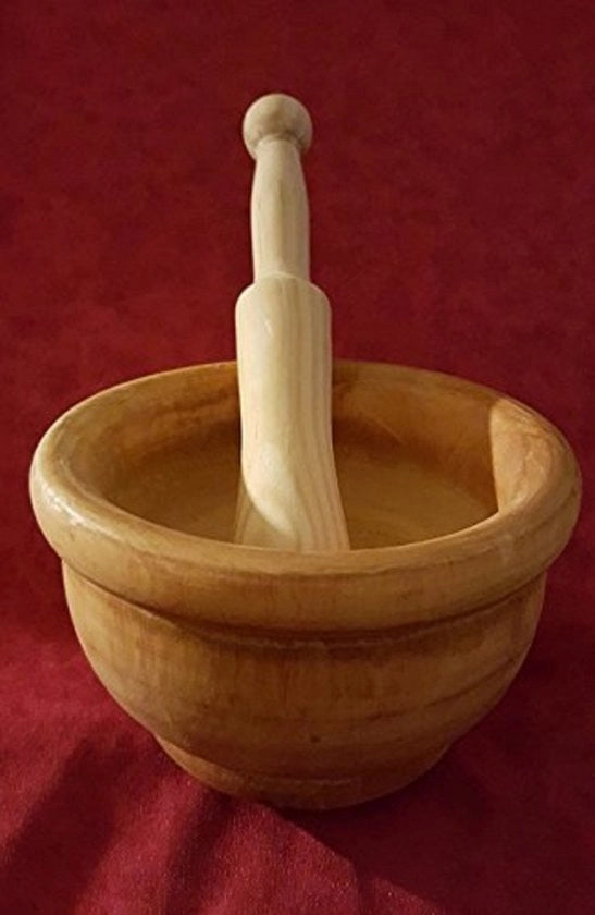 Cruscitore d'aglio, sostenibile, spezie, erbe - Stampatore e set di mortaio, Stampatore Grinder Fagioli Aglio Erbe Cucina