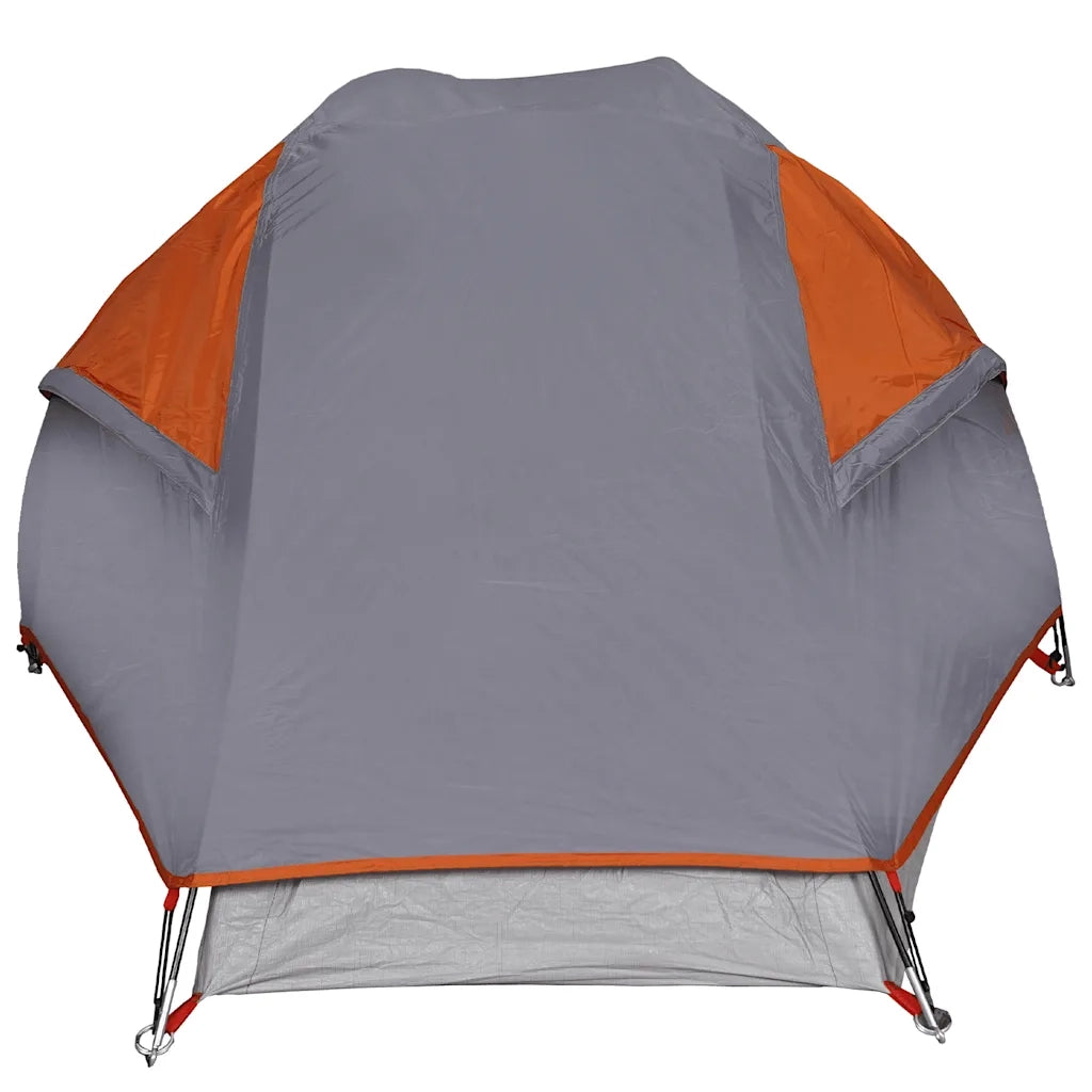 Tenda da Campeggio a Cupola 1 Persona-Tenda per Escursionismo Arancione Impermeabile
