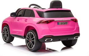 Macchina Elettrica per Bambini 12V con Licenza Mercedes GLE 450 AMG Rosa