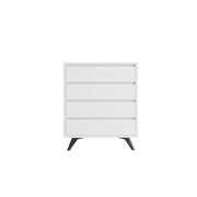 Cassettiera in legno "Suvera" - 70 x 40 x 86 cm - Bianco