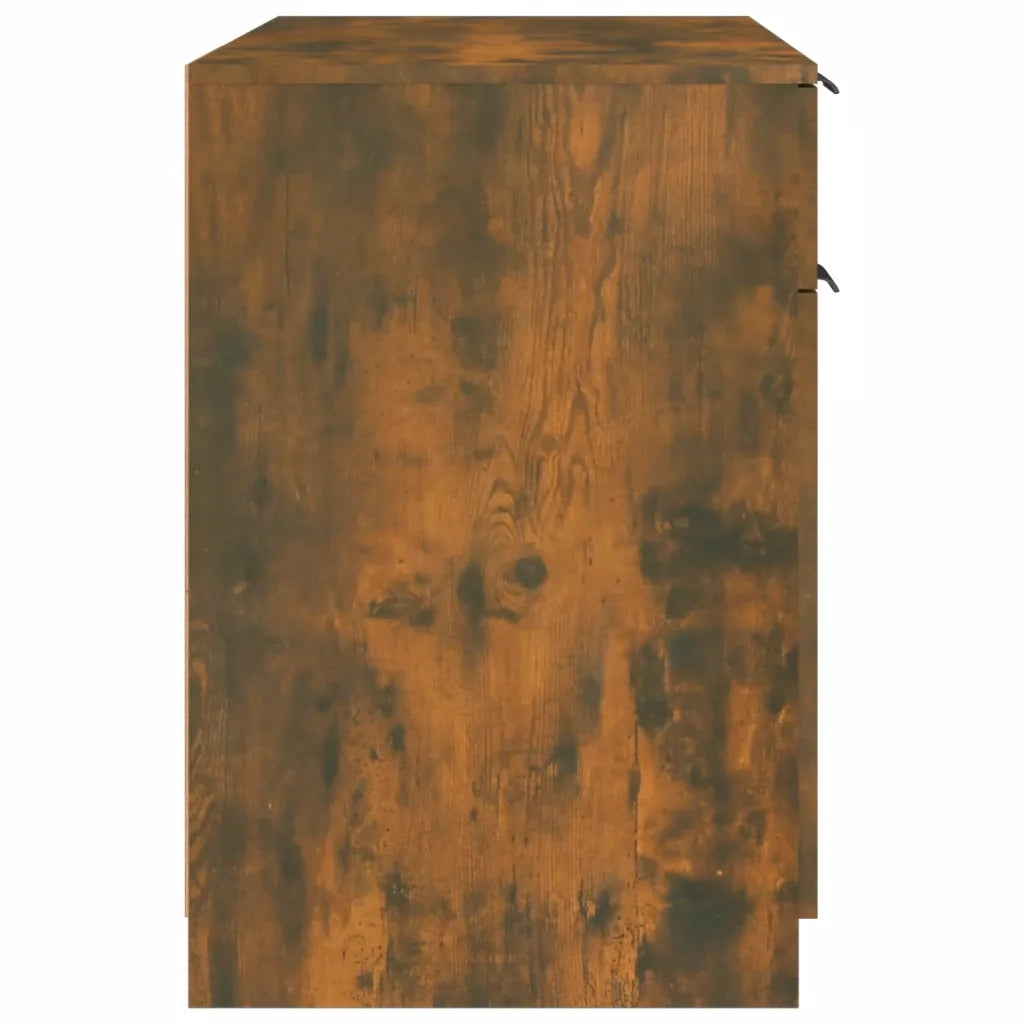 Scrivania | Tavolo da Ufficio Rovere Fumo 100x50x75 cm in Legno Multistrato