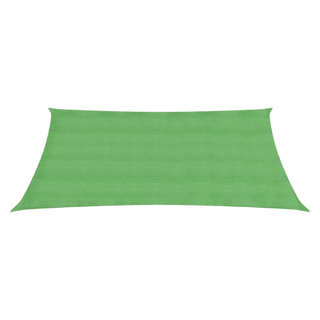 Vela ombreggiante 160 g/m² verde chiaro 4 x 5 m HDPE 02_0009391