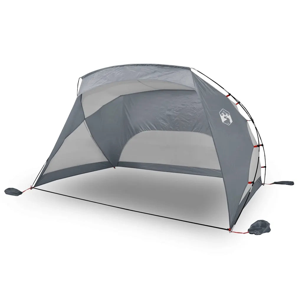 Tenda da Spiaggia Grigia 274x178x170/148 cm in Poliestere 185T 94405
