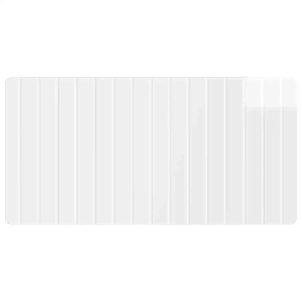 Testiera da Muro ZWOLLE Bianco Lucido Legno ingegnerizzato 896539