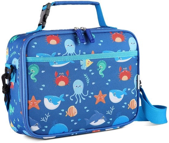 Borsa pranzo per bambini, termica, borsa pranzo per asilo, scuola materna, borsa pranzo per ragazzi, ragazze, picnic, scuola, delfino 
Modello: VASCHY 
Codice prodotto: VASCHY-123456
