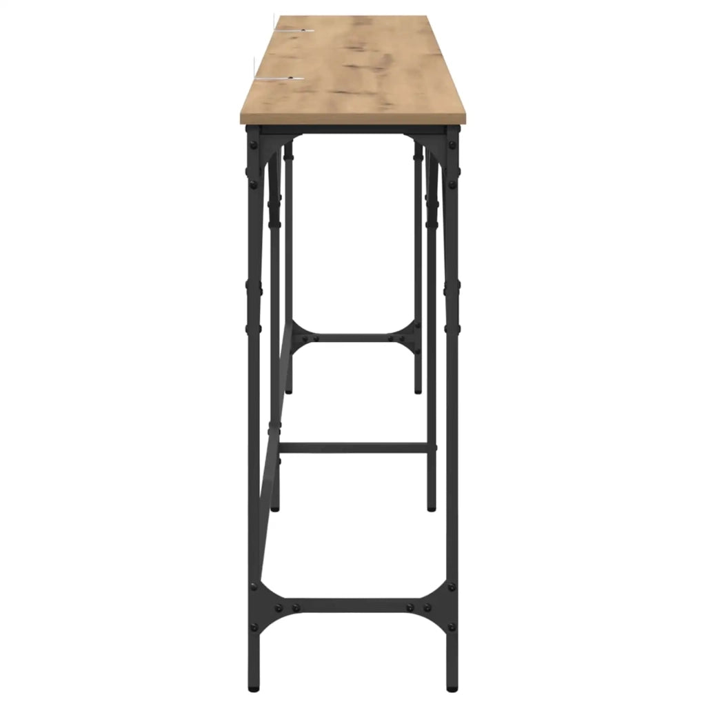 Tavolo Consolle | Tavolo d'Ingresso Rovere artigianale 180 x 30 x 75 cm