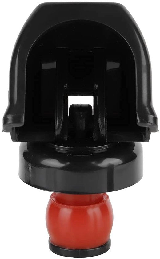 Set di 5 Stoppi per Bottiglia in Silicone - Copertura per Bottiglie di Vino - Flessenstopper - Plastico per Sigillatura - Nero