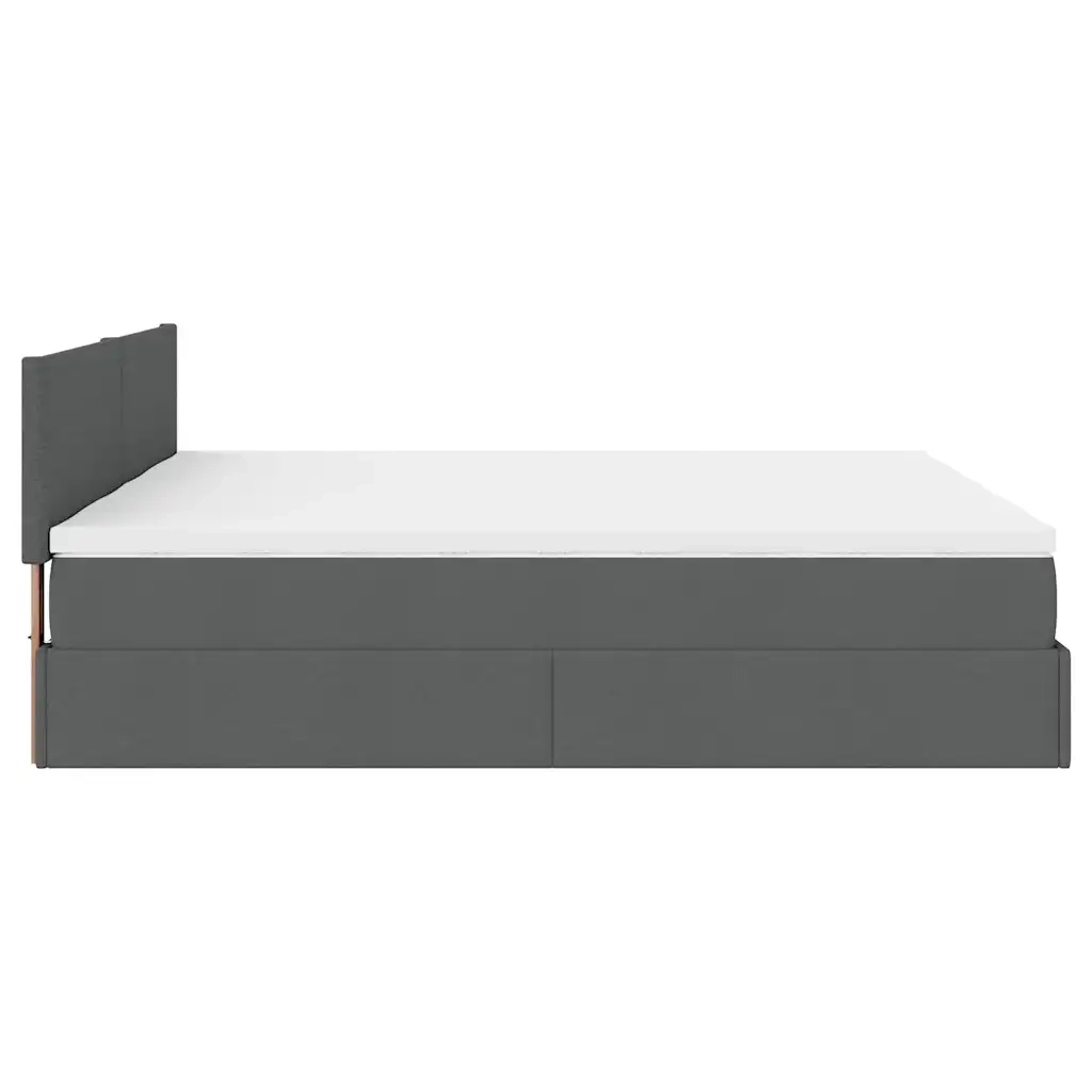 Struttura Letto Pouf con Materassi 180x200 cm in Tessuto 3311974
