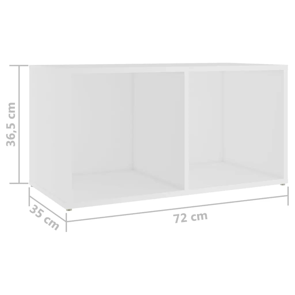 Mobili TV 2 pz Bianchi 72x35x36,5 cm in Truciolato  cod mxl 19887