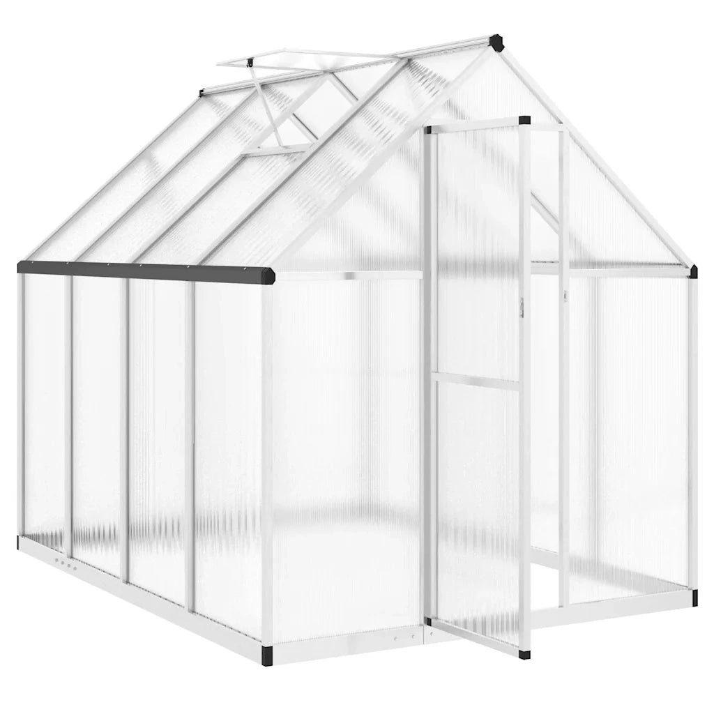 Telaio Serra con Base Argento 224x169x195 cm in Alluminio