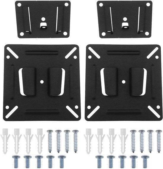 Supporti per monitor da 14 a 24 pollici LCD, TV, schermi industriali, carico massimo 15 kg fino a 100x100 mm