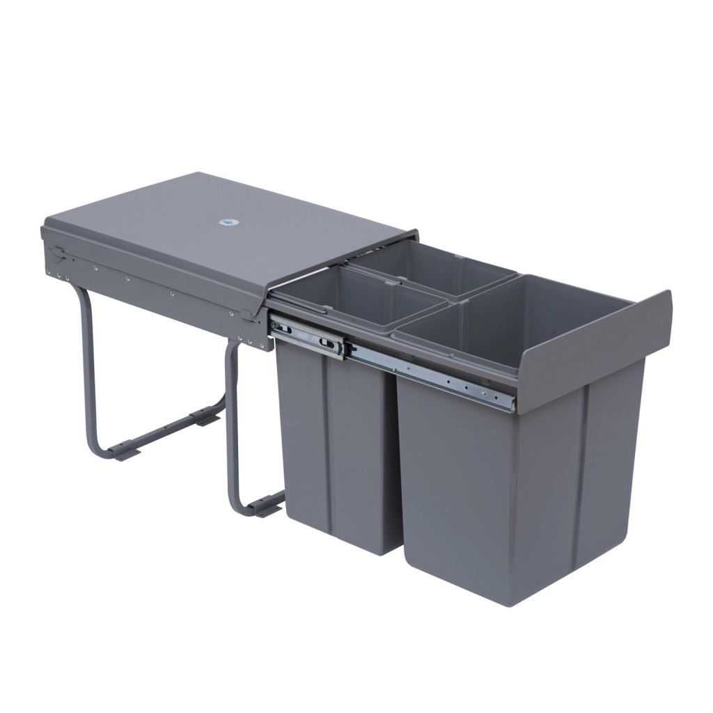 Cestino Raccolta Differenziata 40L ¨C zephmum ¨C Grigio 48x34.2x41.8 cm