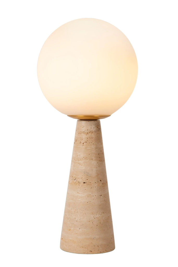 Lampada da tavolo EVIN 1xE27 marmo vetro Lucide