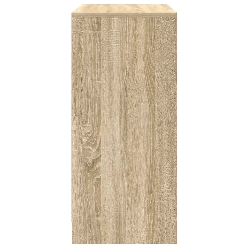 Scarpiera-Scaffale per scarpe Rovere Sonoma 57x34x76 cm in Legno Multistrato