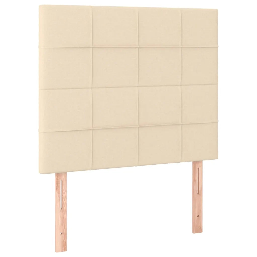 Giroletto a Molle con Materasso Crema 80x200 cm inTessuto