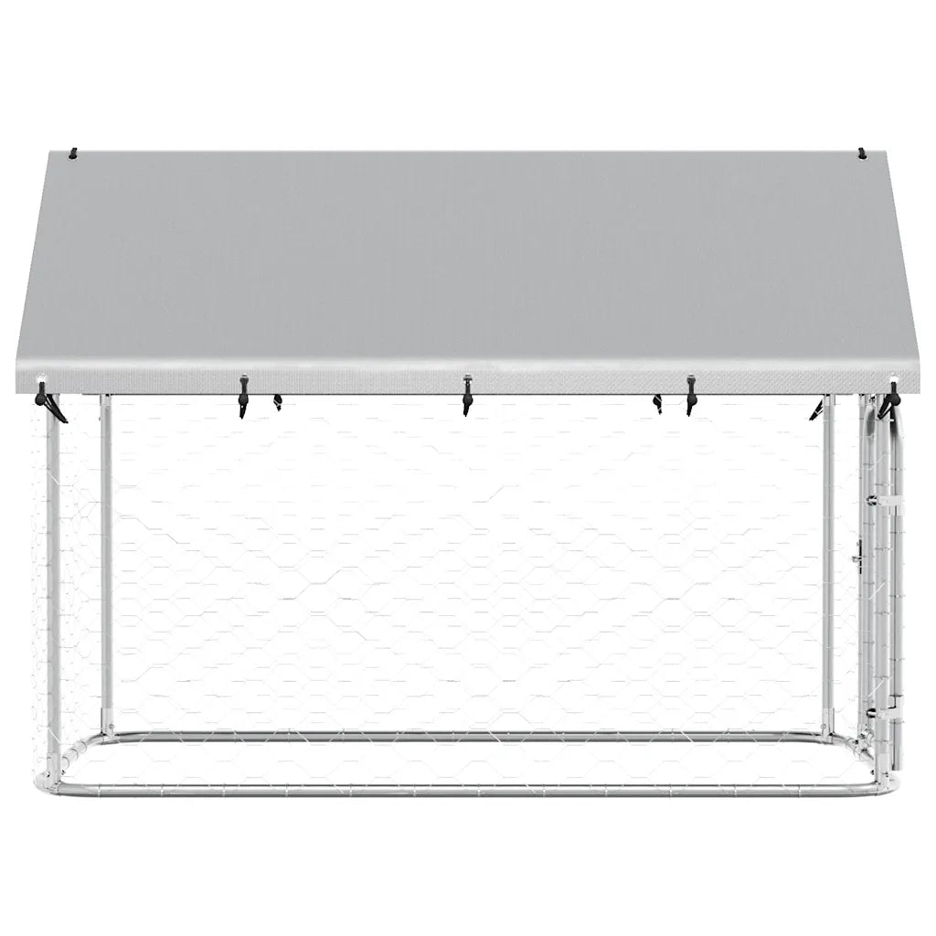 Gabbia per Cani da Esterno con Tetto 200x100x150 cm 171496