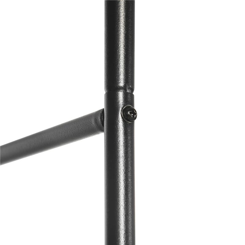 ARCO PER RAMPICANTI IN METALLO PER GIARDINO ED ESTERNI, 140X40X240CM, NERO