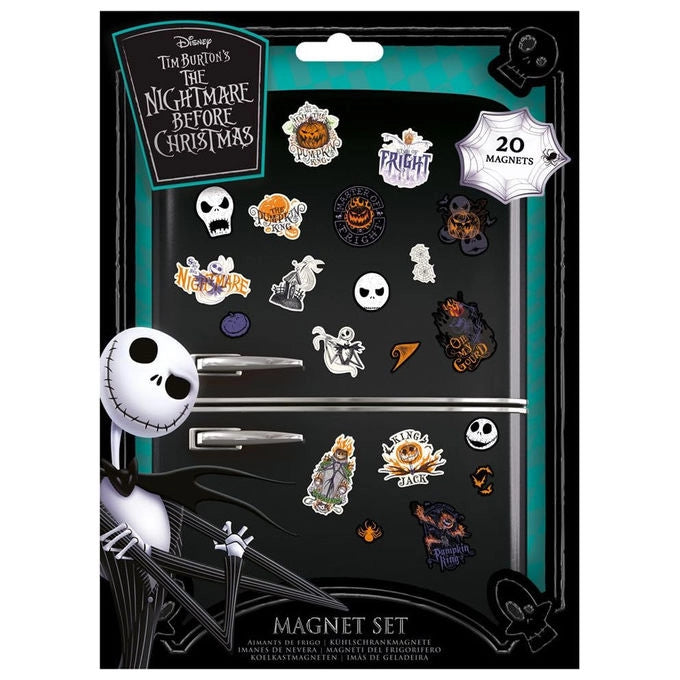 Disney, Set Magneti Frigo L'Incubo Prima di Natale, 20 Pezzi, Gomma, Colorati