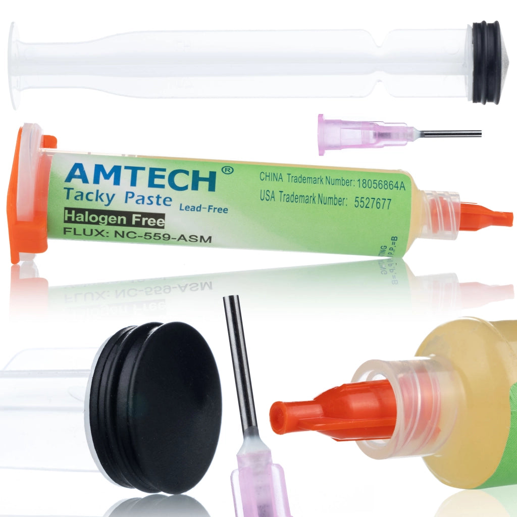 Topnik Flux NC-559-ASM 10cc – Gel No-Clean per Reballing e Saldatura BGA/SMD | Alta Intensità e Facilità di Pulizia