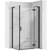 Cabina Doccia Rea Hugo Black 90x80