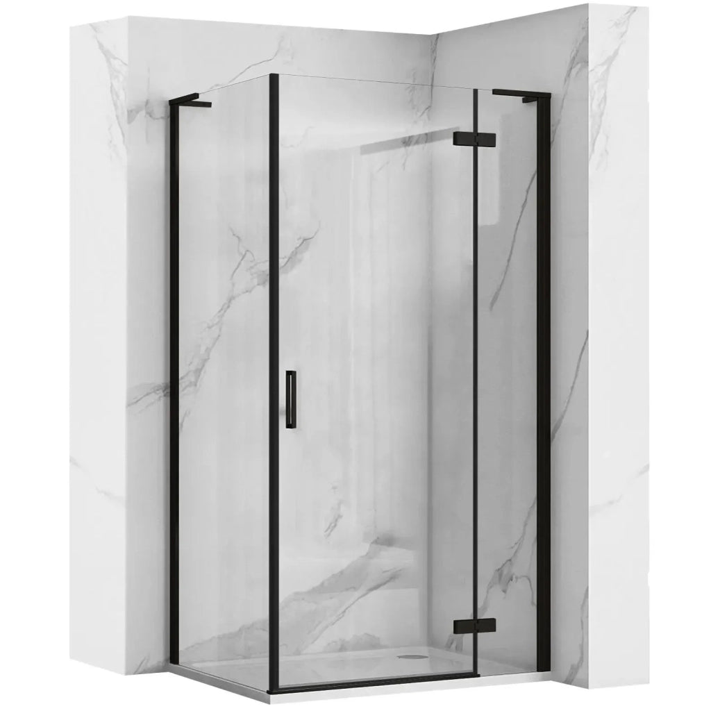 Cabina Doccia Rea Hugo Black 90x80