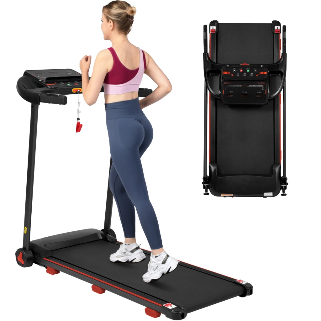 Tapis Roulant Pieghevole 3,0 HP fino a 14 km/h con Inclinazione 8%, Bluetooth e Portata 120 kg