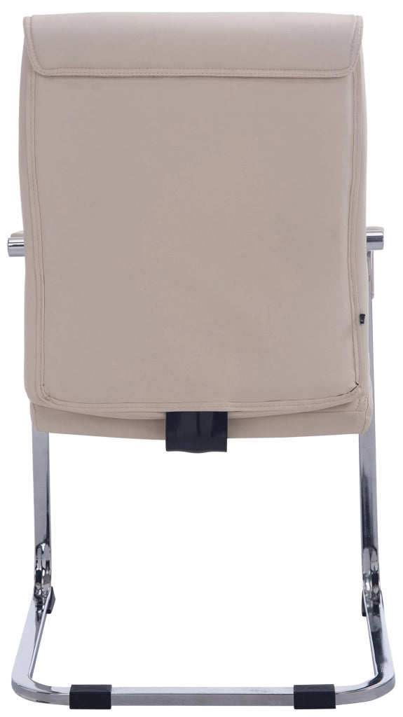 Sedia XL Anubis in similpelle crema