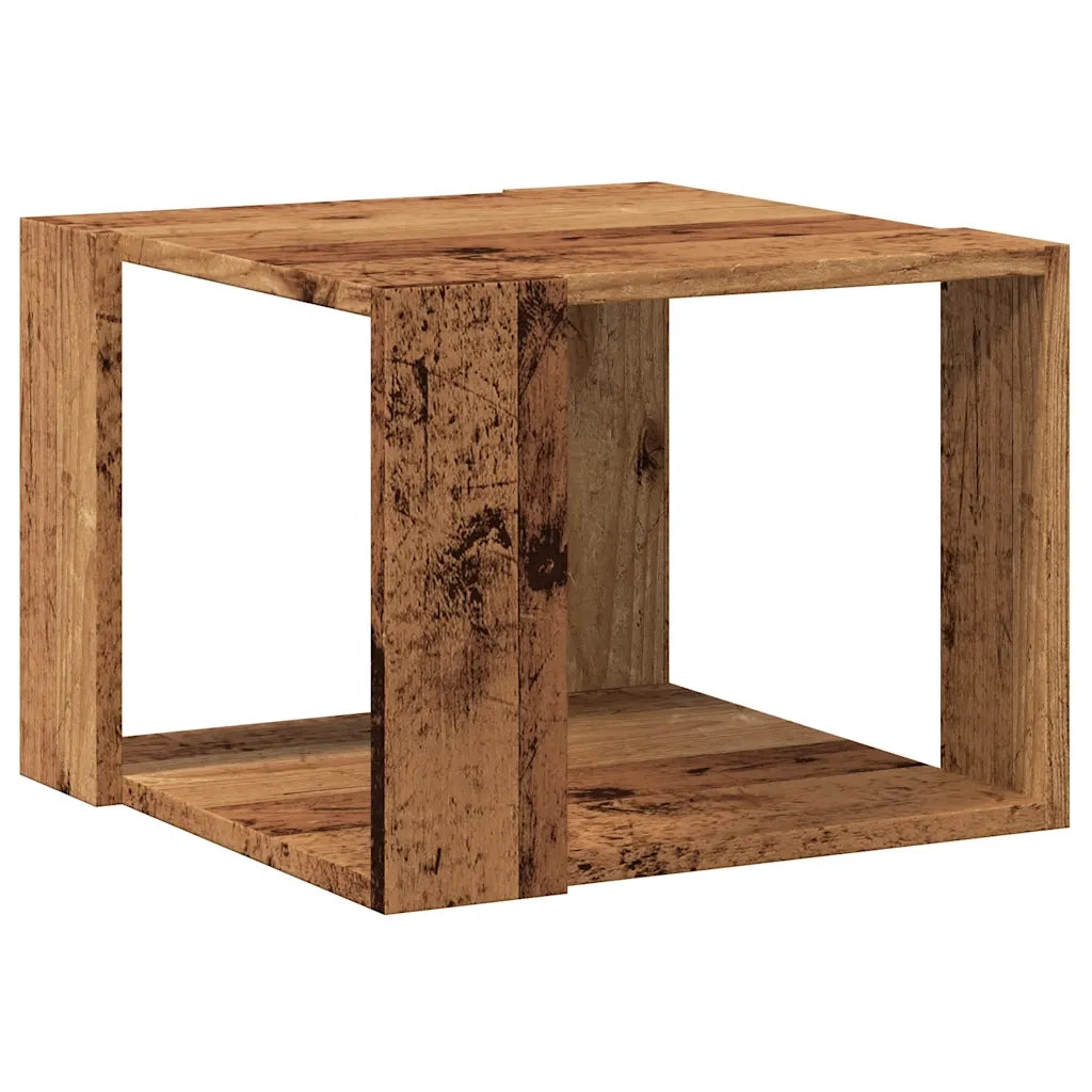 vidaXL Tavolino da Salotto Legno Vecchio 40x40x30 cm Legno Multistrato