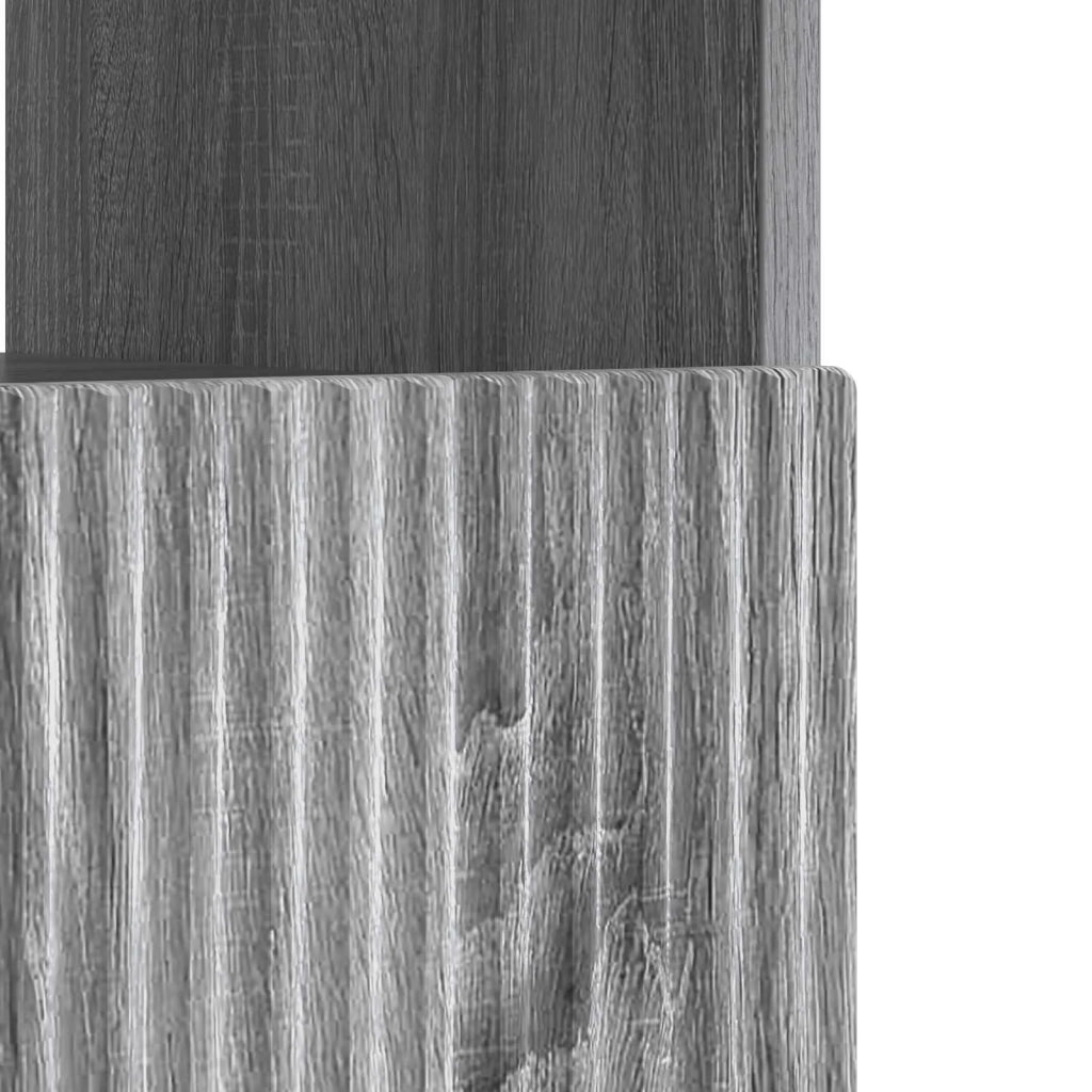 Mobile TV LED Sonoma grigio Legno ingegnerizzato 896781
