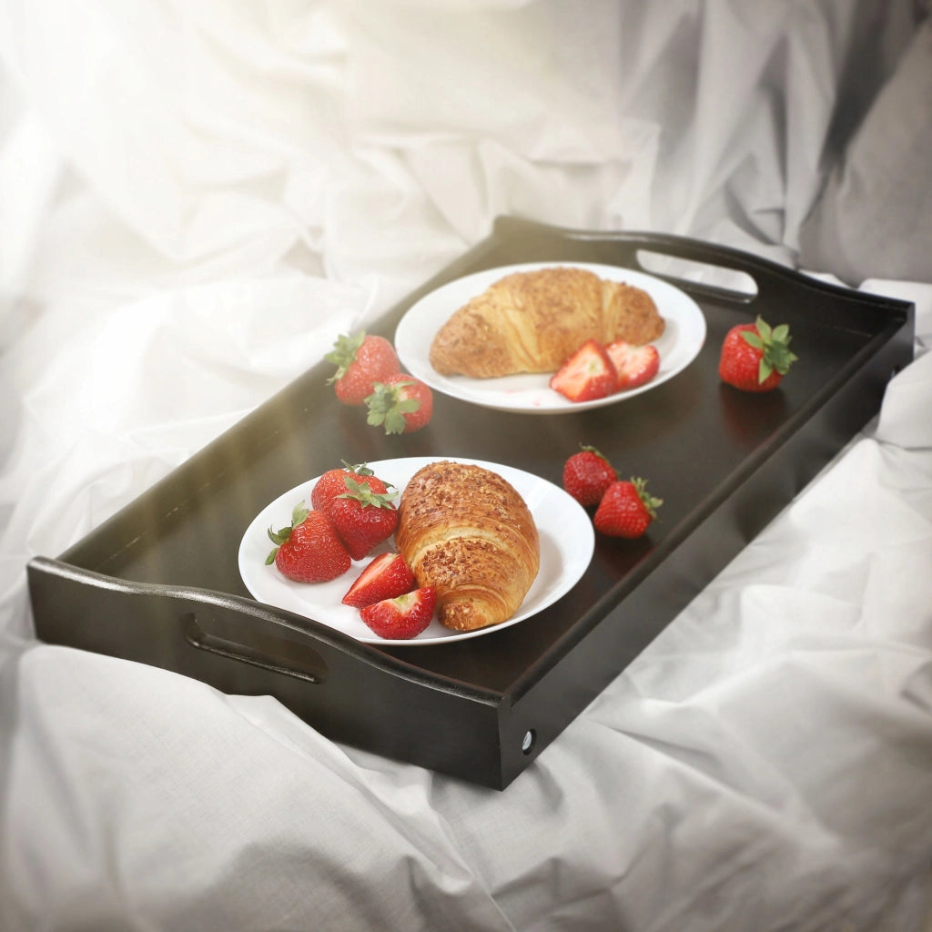 Tavolino da colazione pieghevole in legno KADAX per laptop da letto, vassoio regalo