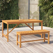Panca da Giardino 110 cm in Legno Massello di Acacia 362237