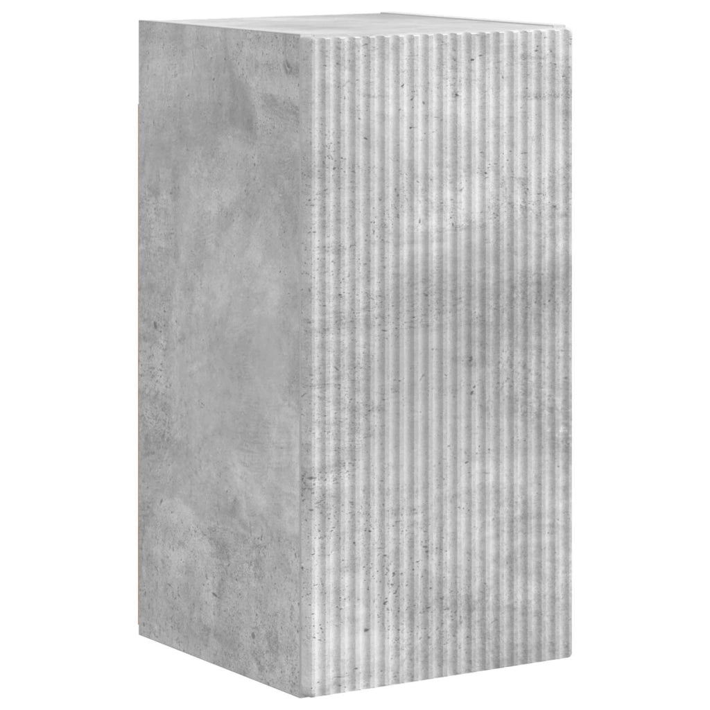 Mobile TV moderno modulare da parete 98 x 31 x 29,5 cm capiente stile contemporaneo finitura cemento grigio 02_0056202