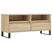 Mobile TV | Armadietto TV | Mobile Porta TV Rovere Sonoma 100x34,5x44,5 cm in Legno Multistrato