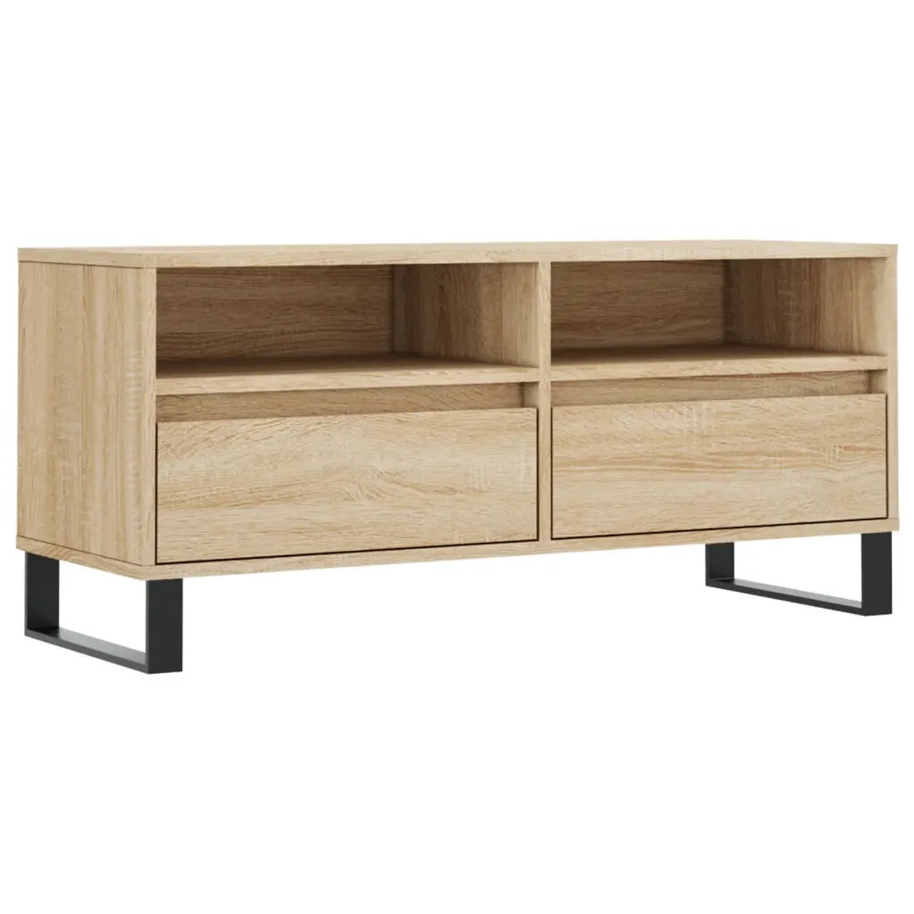 Mobile TV | Armadietto TV | Mobile Porta TV Rovere Sonoma 100x34,5x44,5 cm in Legno Multistrato