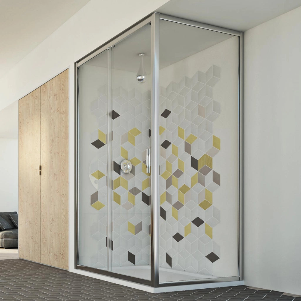 Box Doccia 90x100 CM H198 trasparente mod. Young Duo 1 Anta