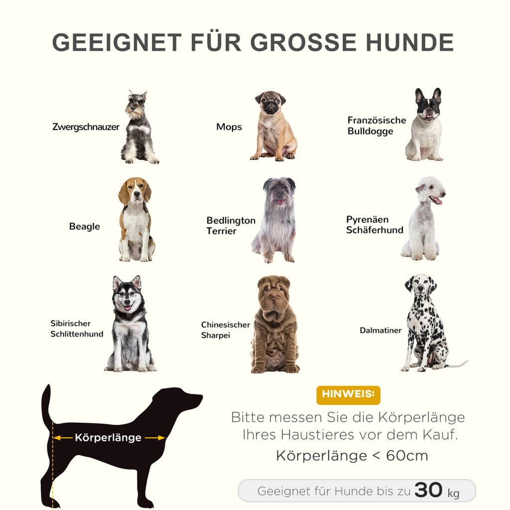 Cuccia per cani pieghevole traspirante ¨C Xylo ¨C nero